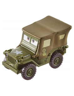 Vehículo de metal fundido Sarge con cañón Disney Pixar Cars