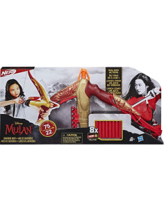 Arco Guerrero Mulan Disney con 8 Dardos de Espuma 2