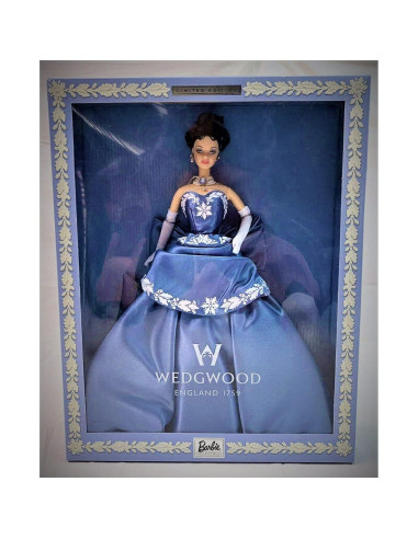 Muñeca Barbie Wedgwood Edición Limitada Mattel 38.61x30.19cm
