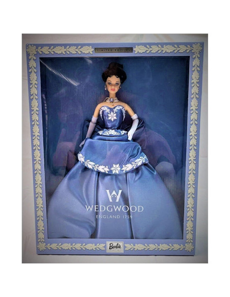 Muñeca Barbie Wedgwood Edición Limitada Mattel 38.61x30.19cm