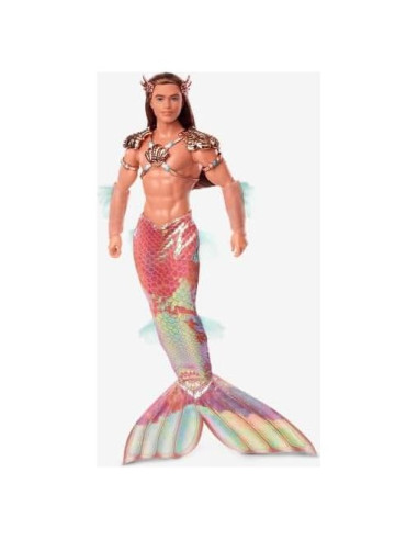 Muñeco Rey Océano Ken Mattel Edición Platino 1000 Hechos