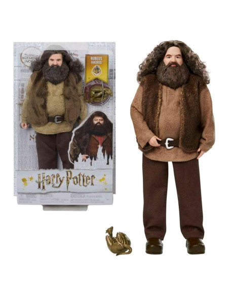 Muñeca Rubeus Hagrid Mattel 30 cm con Dragón Norbert