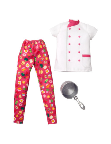 Ropa de Chef para Muñeca Barbie - Paquete de Moda