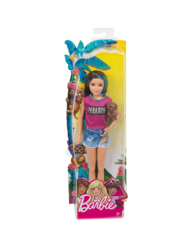 Muñeca Skipper Barbie Gran Aventura Cachorros 32cm