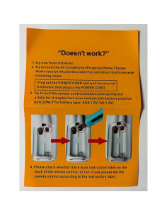 Control Remoto Chimenea Pleasant Hearth JY-3A Compatible 2