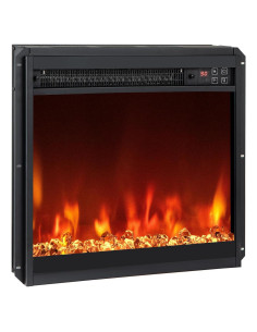 COSTWAY Chimenea Eléctrica 49.1cm Multicolor 1500W