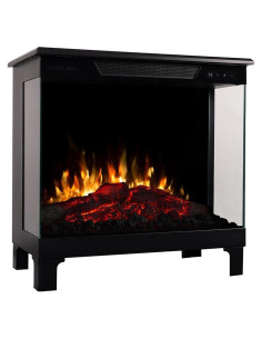 Estufa Eléctrica Modern Ember ME-24-3SD-BLK 20-31C