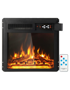 Chimenea Eléctrica GOFLAME 18" Empotrable 750W/1500W