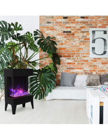 Base de patas Amantii PATAS-CUBE para chimenea eléctrica