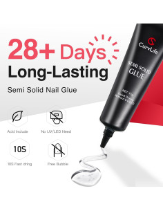 Pegamento para Uñas Postizas Curvlife 15g - Secado Rápido, Duradero 2