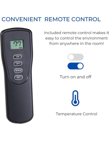 Conjunto de troncos Duluth Forge 18" gas sin ventilación 30000 BTU