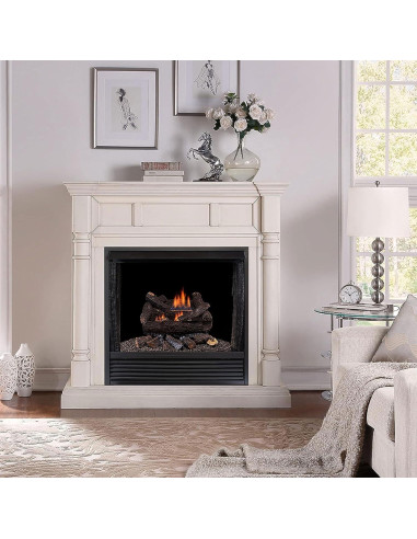 Conjunto de troncos Duluth Forge 18" gas sin ventilación 30000 BTU