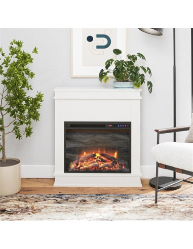 Chimenea Eléctrica Pemberly Row con Mueble y Control Táctil