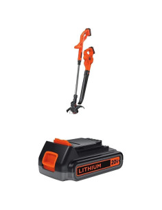 Cortadora de Hilo BLACK+DECKER 20V MAX con Batería Extra 2.0Ah