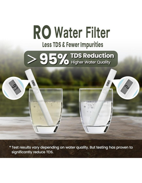 Bomba de Filtro de Agua Portátil Joypur K8190, 3 Etapas de Filtrado