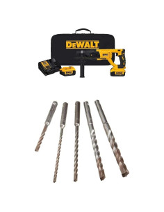 Martillo Rotativo DEWALT DCH133M2 20V Max XR + 5 Brocas SDS