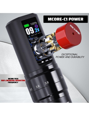 Kit de Tatuaje Inalámbrico MAST Fold2 Pro con 2 Baterías