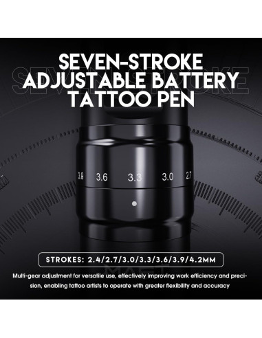 Kit de Tatuaje Inalámbrico MAST Fold2 Pro con 2 Baterías