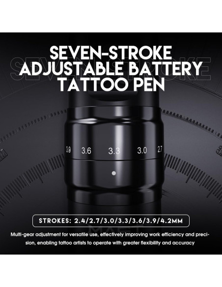 Kit de Tatuaje Inalámbrico MAST Fold2 Pro con 2 Baterías