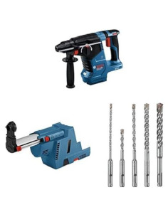 Martillo Rotativo Sin Escobillas BOSCH GBH18V 18V 2.4J + Kit Brocas