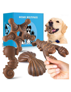 Juguetes para perros PETSTA indestructibles - Pack de 4