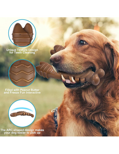 Juguetes para perros PETSTA indestructibles - Pack de 4