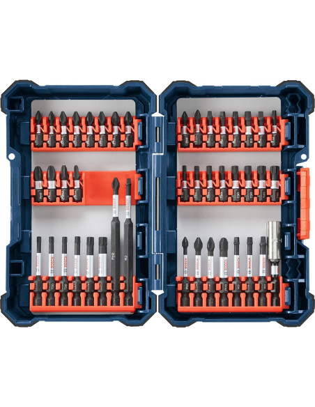 Kit Combo Bosch 12V: Taladro y Atornillador de Impacto con 44 Piezas