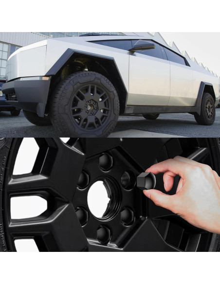 Cubiertas de Tuercas de Rueda MTMARS3 para Tesla Cybertruck 24 Pcs