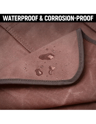 Delantal de Carpintería UUP Marrón 96.5x71.1cm 9 Bolsillos