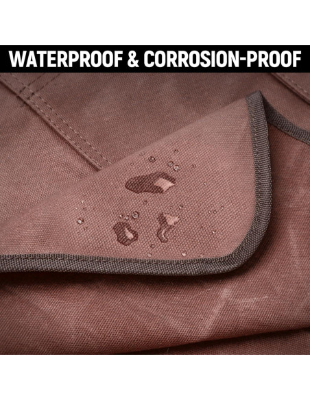 Delantal de Carpintería UUP Marrón 96.5x71.1cm 9 Bolsillos