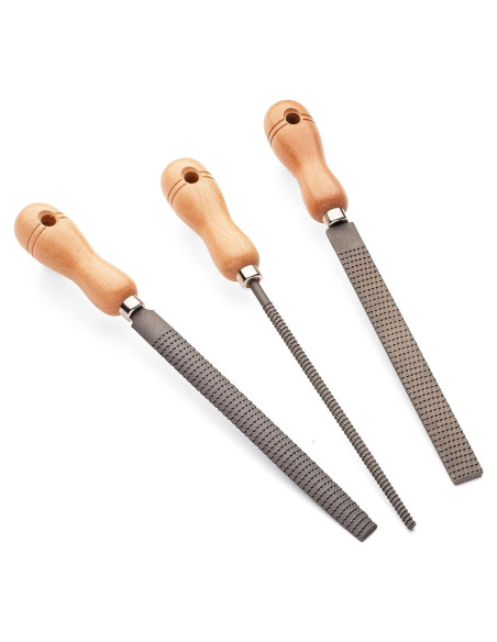 Juego de 3 Limadoras de Carpintería Kings County 20.32 cm