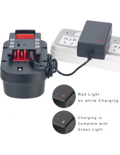 Batería de Reemplazo 12V 6Ah Black & Decker con Cargador Rápido 2
