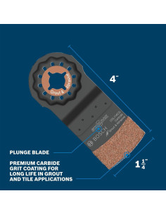 Cuchilla de Corte de Inmersión Bosch OSL114CG 3.18 cm Carburo 2