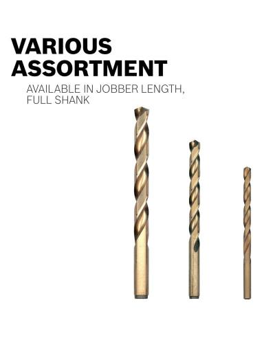 Broca de Cobalto Bosch CO2134 2 Piezas 7/64" x 67mm