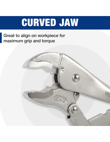 WORKPRO Kit de Herramientas 408 Piezas + Pinzas 5 Piezas