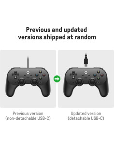 Controlador con cable 8BitDo Pro 2 para Xbox y PC - Negro 2
