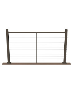 Barandilla de Cable Deckorators 1.83 m Bronce Texturizado