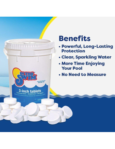 Kit de Apertura de Piscina In The Swim 5 Libras Cloro 3"
