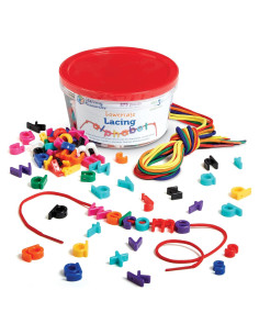 Cuentas de Letras de Enhebrar Recursos de Aprendizaje - 275 Piezas