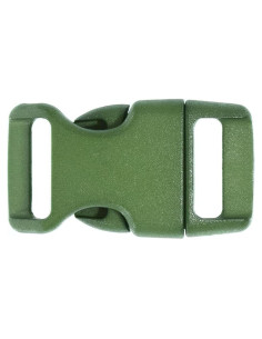 Hebillas de liberación lateral Paracord Costa Oeste 5 paquetes Verde Militar