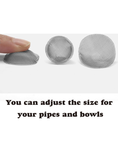 Pantallas de Tubo Ajustables STANKER 30 Piezas Acero Inoxidable