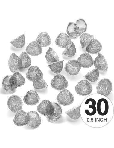 Pantallas de Tubo Ajustables STANKER 30 Piezas Acero Inoxidable