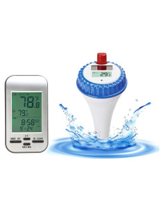Termómetro Inalámbrico AMTAST WT0224 para Piscina Solar 100m