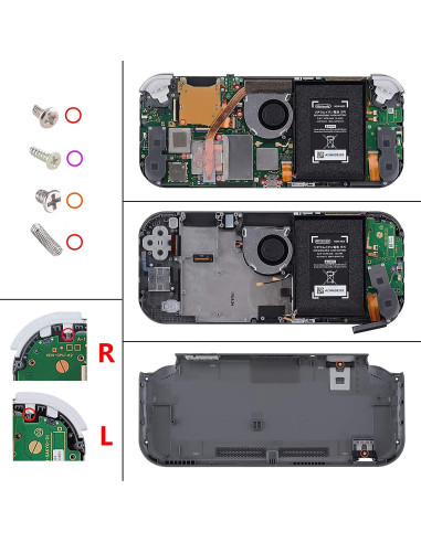 Juego de Botones de Reemplazo eXtremeRate Rosa Cherry para Switch Lite