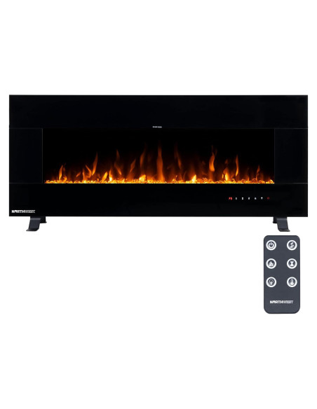 Chimenea Eléctrica Northwest 127 cm con Bluetooth y Control Remoto