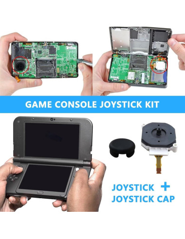 Reemplazo Joystick y Tapa Analógica WELURE para Nintendo 3DS XL