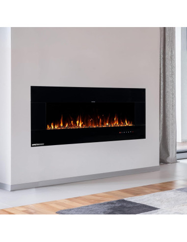 Chimenea Eléctrica Northwest 127 cm con Bluetooth y Control Remoto