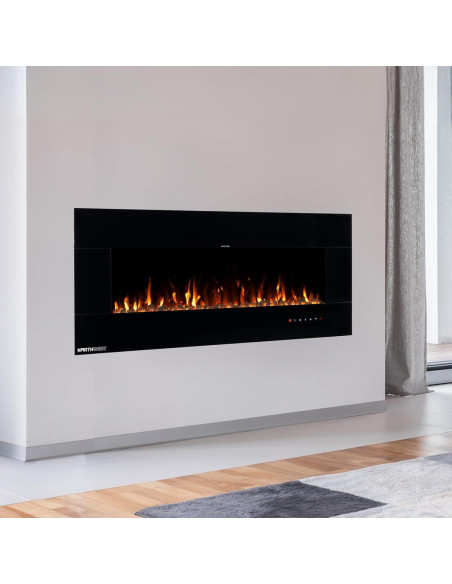 Chimenea Eléctrica Northwest 127 cm con Bluetooth y Control Remoto