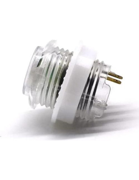4 Botones LED Arcade 24mm Arcity 5V Blanco con Microswitch