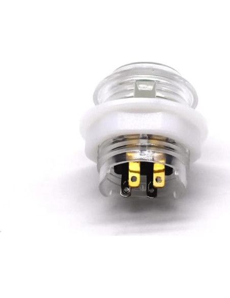 4 Botones LED Arcade 24mm Arcity 5V Blanco con Microswitch